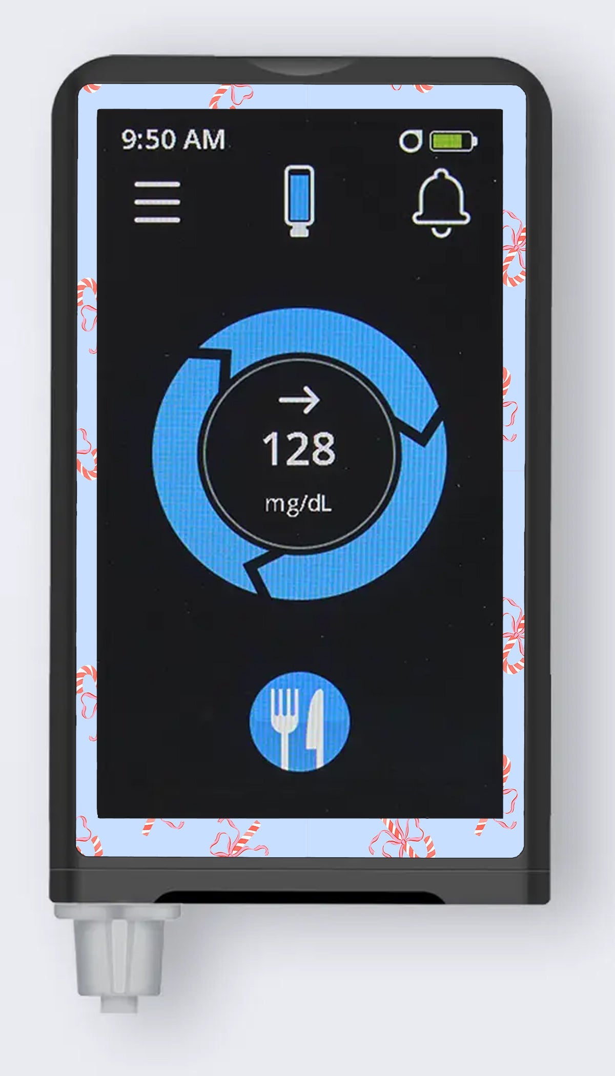 Candy Cane Lane Sticker for the Beta Bionics iLet – Pump Peelz Candy Cane Lane Sticker for the Beta Bionics iLet – Pump Peelz