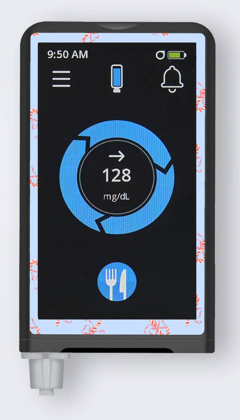 Candy Cane Lane Sticker for the Beta Bionics iLet – Pump Peelz Candy Cane Lane Sticker for the Beta Bionics iLet – Pump Peelz