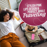 Pink Lip Shaped Night Tape with Case - 60 Count Pink Lip Shaped Night Tape with Case - 60 Count