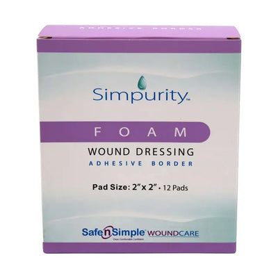 Safe N Simple Simpurity Foam with Adhesive Border (192 Count) Safe N Simple Simpurity Foam with Adhesive Border (192 Count)