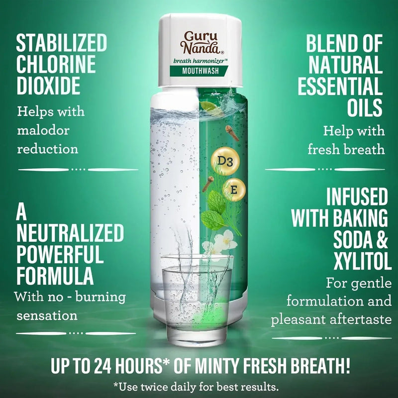 Dual Barrel Breath Harmonizer Mouthwash, Wild Mint Dual Barrel Breath Harmonizer Mouthwash, Wild Mint