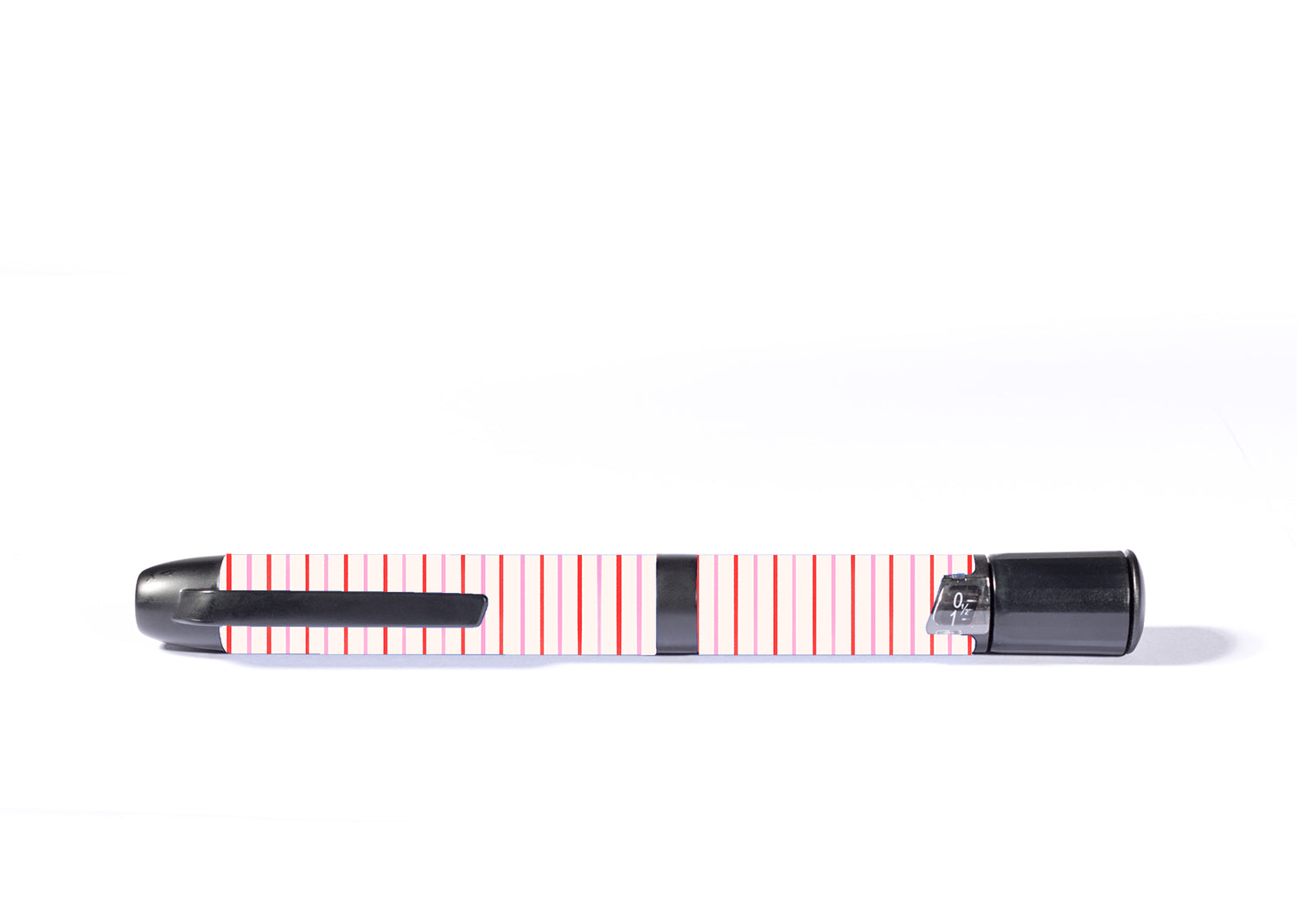 Peppermint Stripes InPen - Smart Insulin Pen Sticker - Pump Peelz Peppermint Stripes InPen - Smart Insulin Pen Sticker - Pump Peelz
