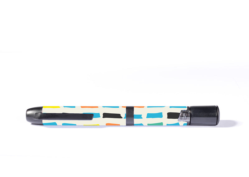 Colorful Sticks InPen - Smart Insulin Pen Sticker - Pump Peelz Colorful Sticks InPen - Smart Insulin Pen Sticker - Pump Peelz
