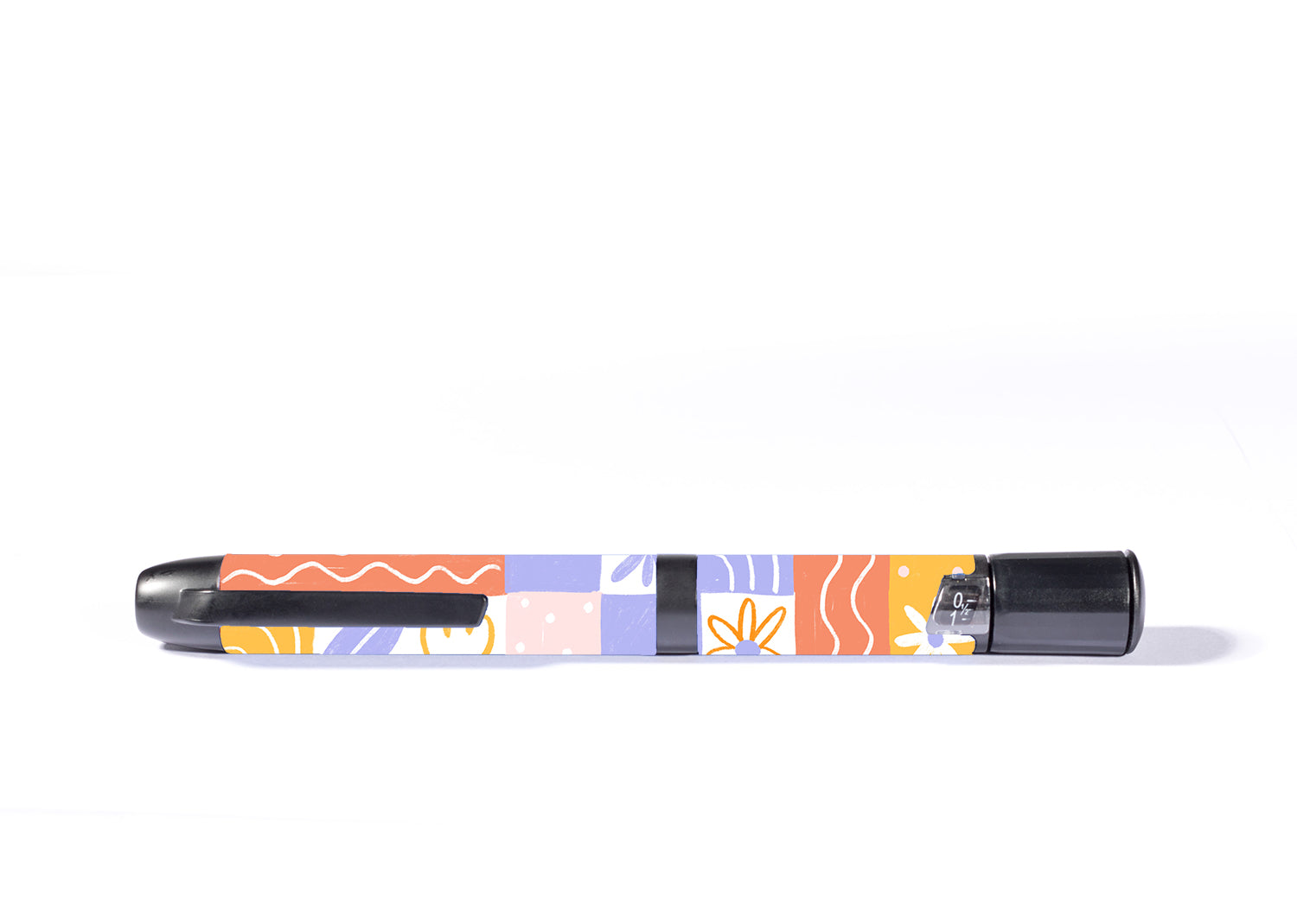 Wildflower Doodle InPen - Smart Insulin Pen Sticker - Pump Peelz Wildflower Doodle InPen - Smart Insulin Pen Sticker - Pump Peelz
