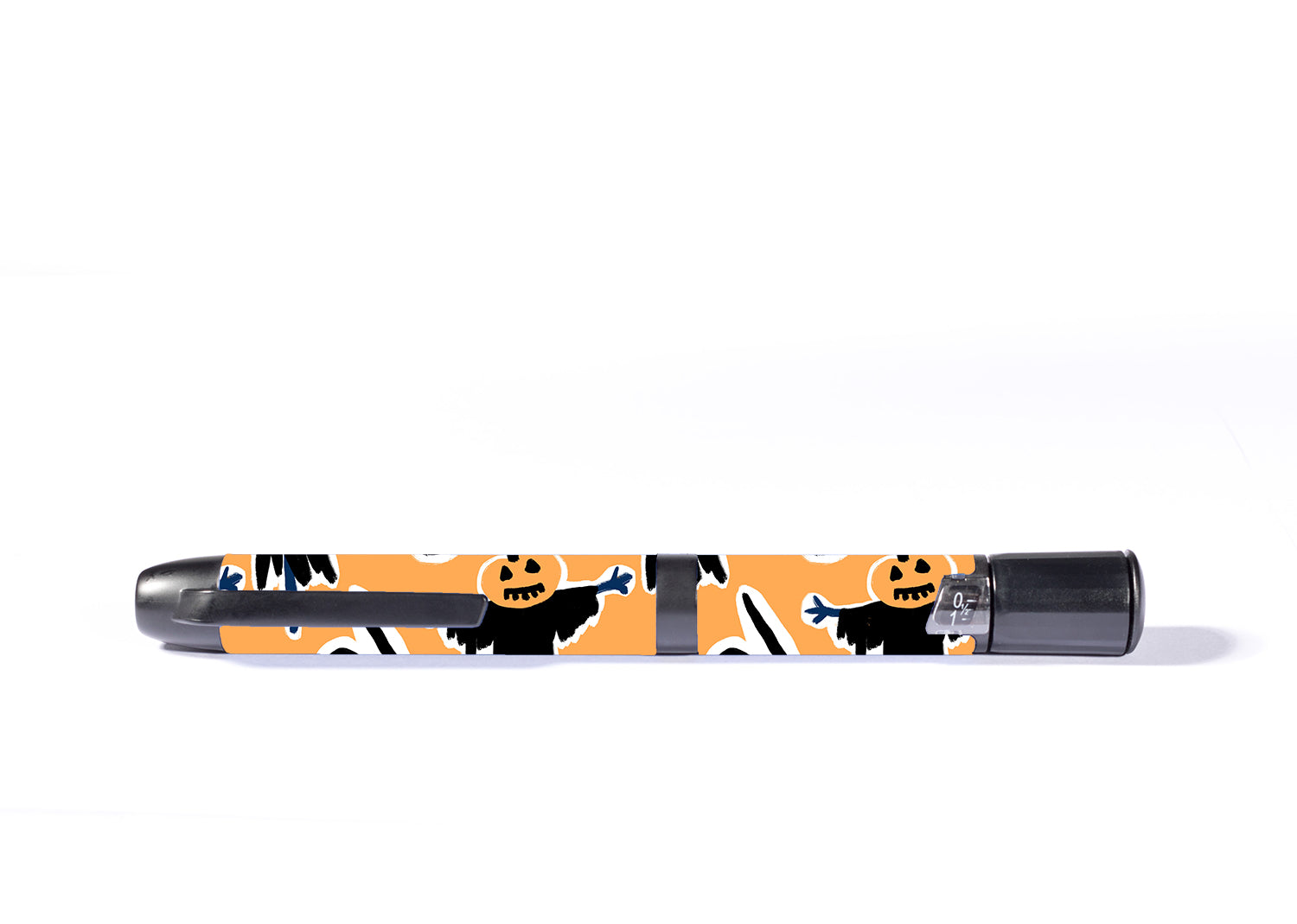 Pumpkin Boo InPen - Smart Insulin Pen Sticker - Pump Peelz Pumpkin Boo InPen - Smart Insulin Pen Sticker - Pump Peelz