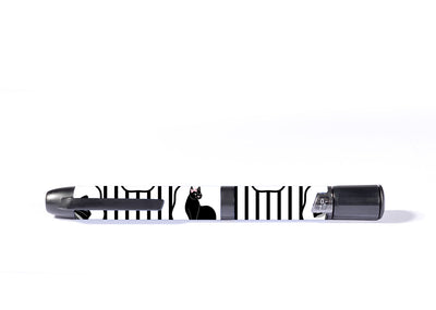 Midnight Cat InPen - Smart Insulin Pen Sticker - Pump Peelz Midnight Cat InPen - Smart Insulin Pen Sticker - Pump Peelz