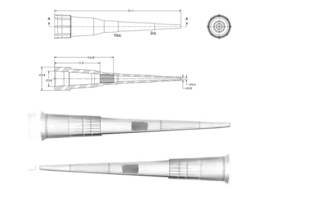 10UL FILTER TIPS (4,800 Tips) 10UL FILTER TIPS (4,800 Tips)
