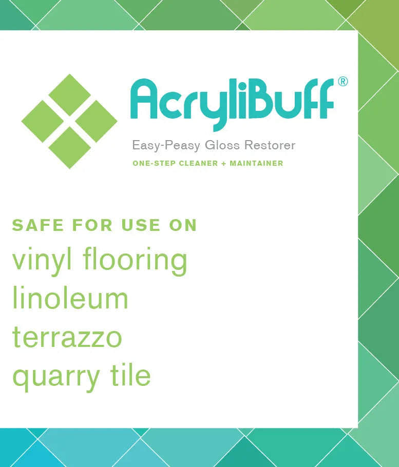 AcryliBuff Spray On Spray Buff Floor Gloss Restorer, 1 Quart AcryliBuff Spray On Spray Buff Floor Gloss Restorer, 1 Quart