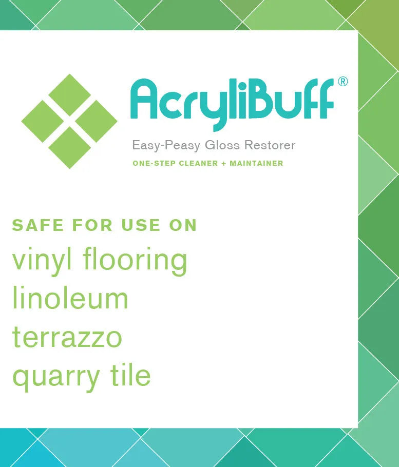 AcryliBuff Spray On Spray Buff Floor Gloss Restorer, 1 Quart AcryliBuff Spray On Spray Buff Floor Gloss Restorer, 1 Quart