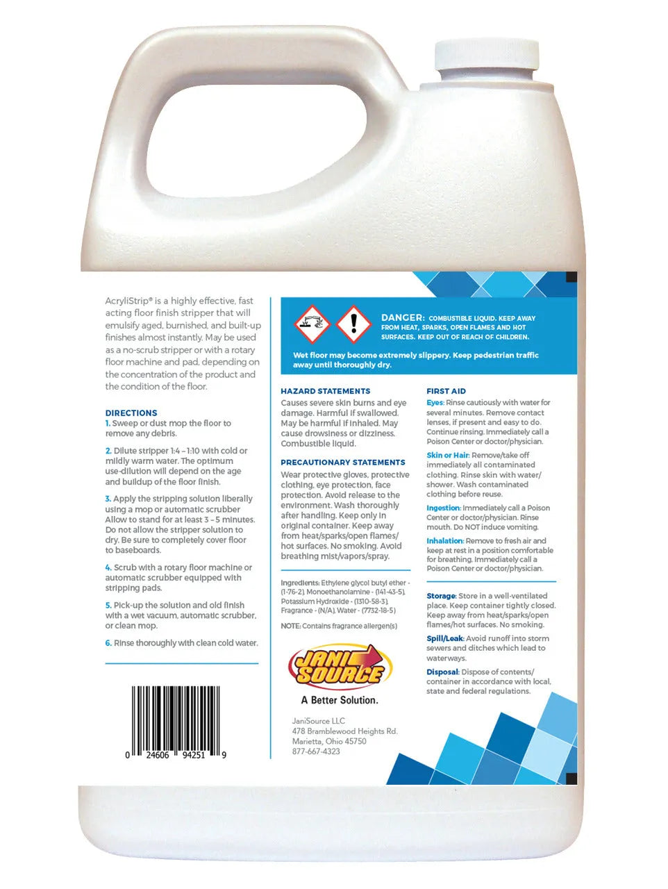 AcryliStrip Commercial Floor Finish Stripper Concentrate AcryliStrip Commercial Floor Finish Stripper Concentrate