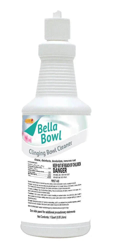 BellaBowl Clinging Toilet Bowl Cleaner & Disinfectant, 1 Quart BellaBowl Clinging Toilet Bowl Cleaner & Disinfectant, 1 Quart