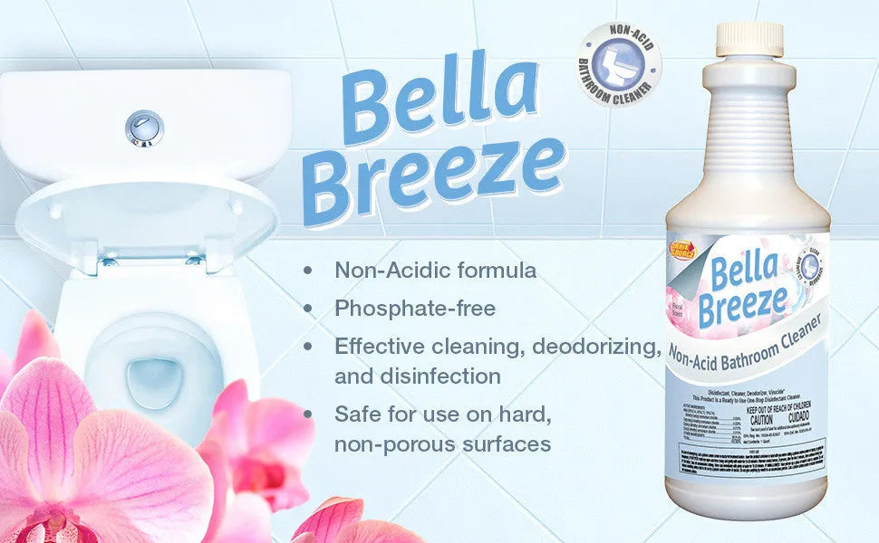 BellaBreeze Non-Acid Restroom Cleaner, 1 Quart BellaBreeze Non-Acid Restroom Cleaner, 1 Quart