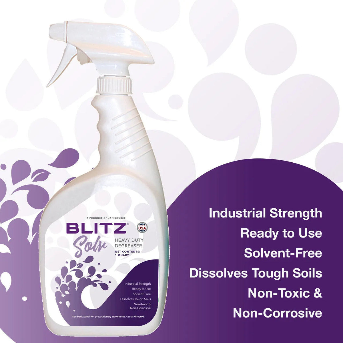 BlitzSolv Multi-Purpose Degreaser, RTU - Quart BlitzSolv Multi-Purpose Degreaser, RTU - Quart