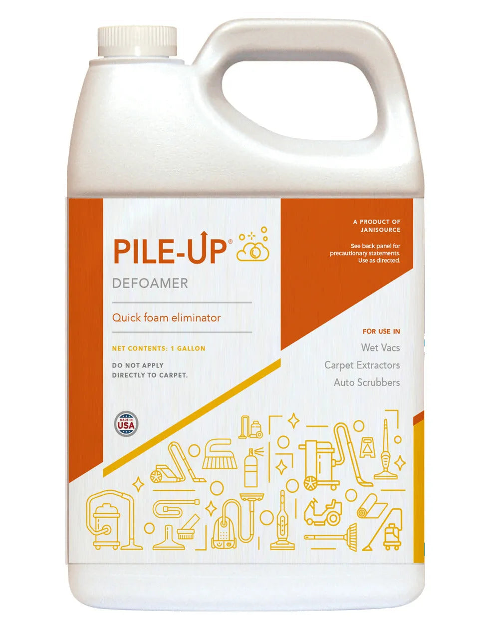 PileUP Defoamer Quick Foam Eliminator Carpet Cleaner - Gallon PileUP Defoamer Quick Foam Eliminator Carpet Cleaner - Gallon