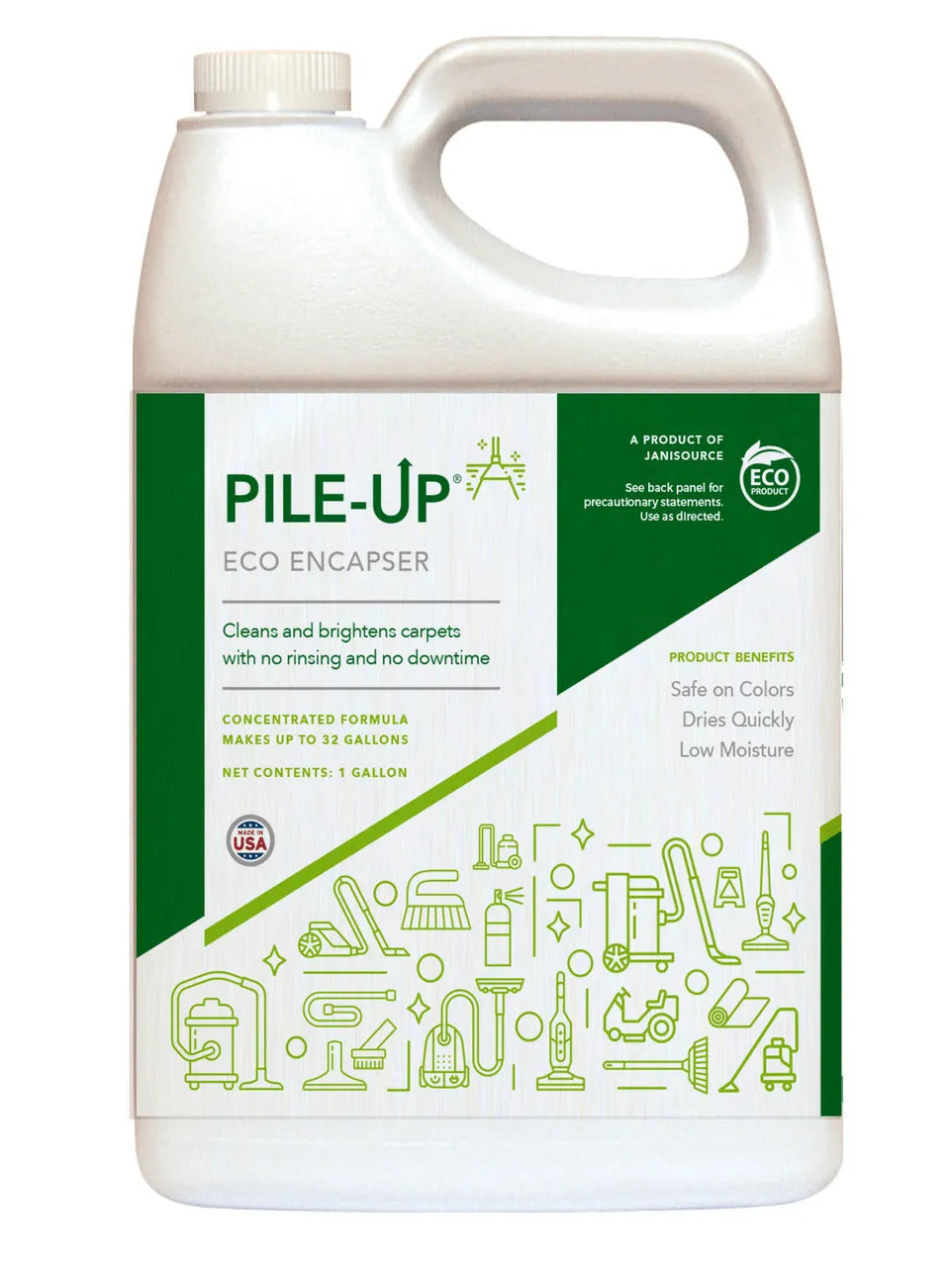PileUP Eco Encapsulating Carpet Cleaner Concentrate - 1 Gallon (Each) PileUP Eco Encapsulating Carpet Cleaner Concentrate - 1 Gallon (Each)