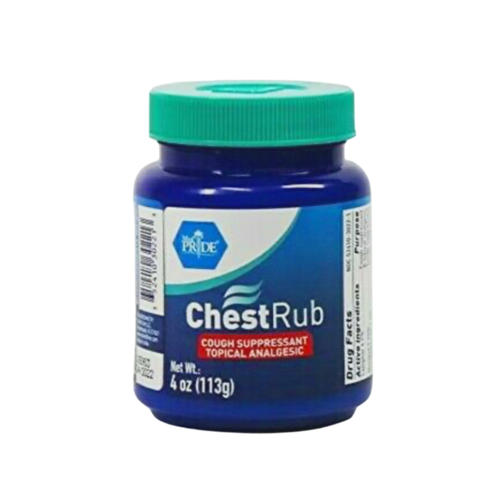 MedPride Vaporizing Chest Rub - 4oz. Jars - 24/cs. MedPride Vaporizing Chest Rub - 4oz. Jars - 24/cs.