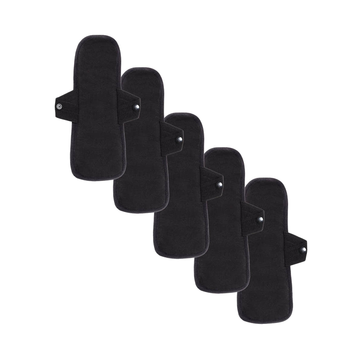 The Reusable Pantyliner - 5 Piece Bundle. For Medium Flows. The Reusable Pantyliner - 5 Piece Bundle. For Medium Flows.