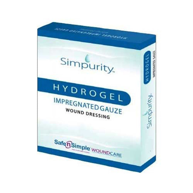 Safe N Simple Simpurity Impregnated Hydrogel Gauze Wound Dressing (80 Count) Safe N Simple Simpurity Impregnated Hydrogel Gauze Wound Dressing (80 Count)