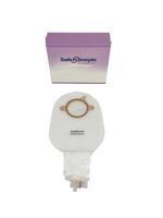 Safe N Simple 9" Urostomy 2-Piece Pouch Transparent, Flange with Valve and Belt Tabs (80 Count) Safe N Simple 9" Urostomy 2-Piece Pouch Transparent, Flange with Valve and Belt Tabs (80 Count)