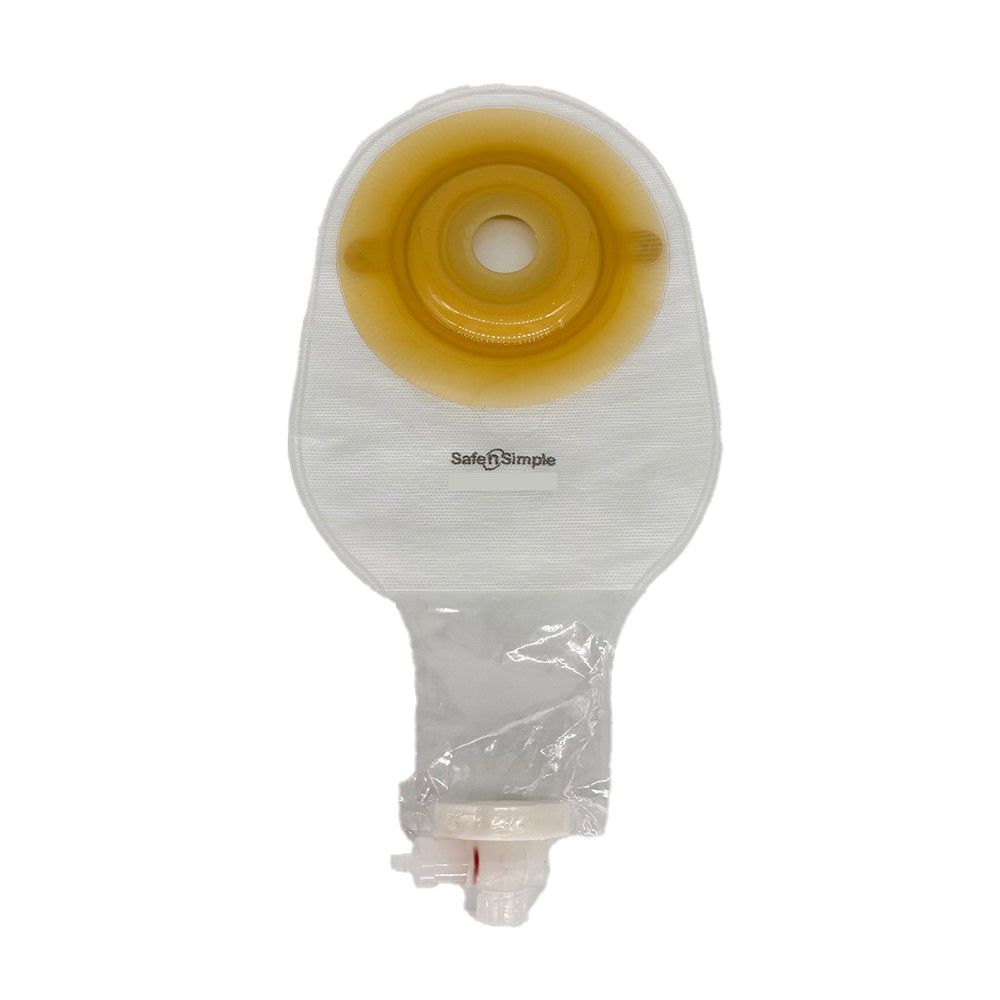 Safe N Simple 9" Convex 1 Piece Extended Wear Pre-cut Urostomy Pouch (80 Count) Safe N Simple 9" Convex 1 Piece Extended Wear Pre-cut Urostomy Pouch (80 Count)