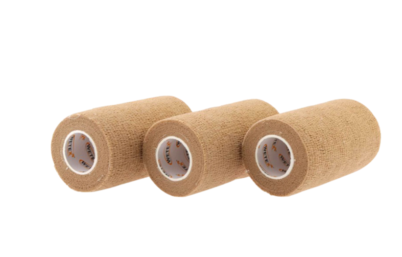 Self-Adhesive Brown Elastic Bandage (4 in x 5 yds) - Large (144pcs) Self-Adhesive Brown Elastic Bandage (4 in x 5 yds) - Large (144pcs)