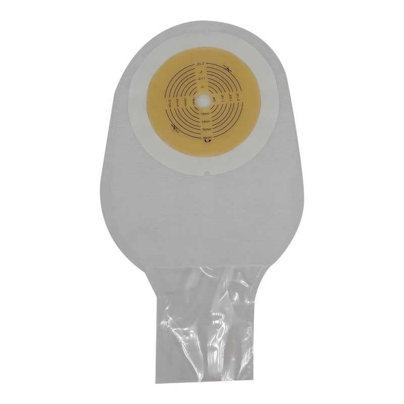 Safe N Simple 12" Drainable One Piece Pouch Standard Wear Cut-to-Fit Transparent With Tape Collar and Standard Curved Tail Closure (80 Count) Safe N Simple 12" Drainable One Piece Pouch Standard Wear Cut-to-Fit Transparent With Tape Collar and Standard Curved Tail Closure (80 Count)