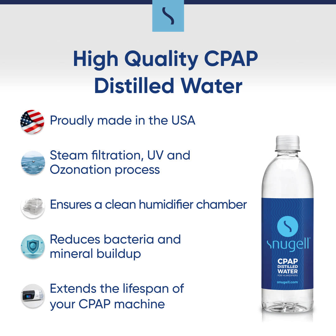 Distilled Water for CPAP Machines (6-Pack, 20 oz) Distilled Water for CPAP Machines (6-Pack, 20 oz)