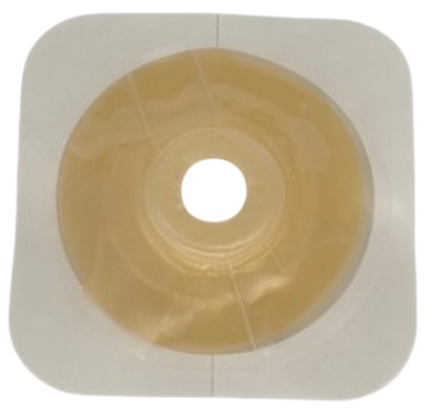 Safe N Simple 2-Piece Wafer Extended Wear Convex with Tape Collar Beige 45mm 1 3/4" Flange, Pre Cut Stoma Opening Safe N Simple 2-Piece Wafer Extended Wear Convex with Tape Collar Beige 45mm 1 3/4" Flange, Pre Cut Stoma Opening