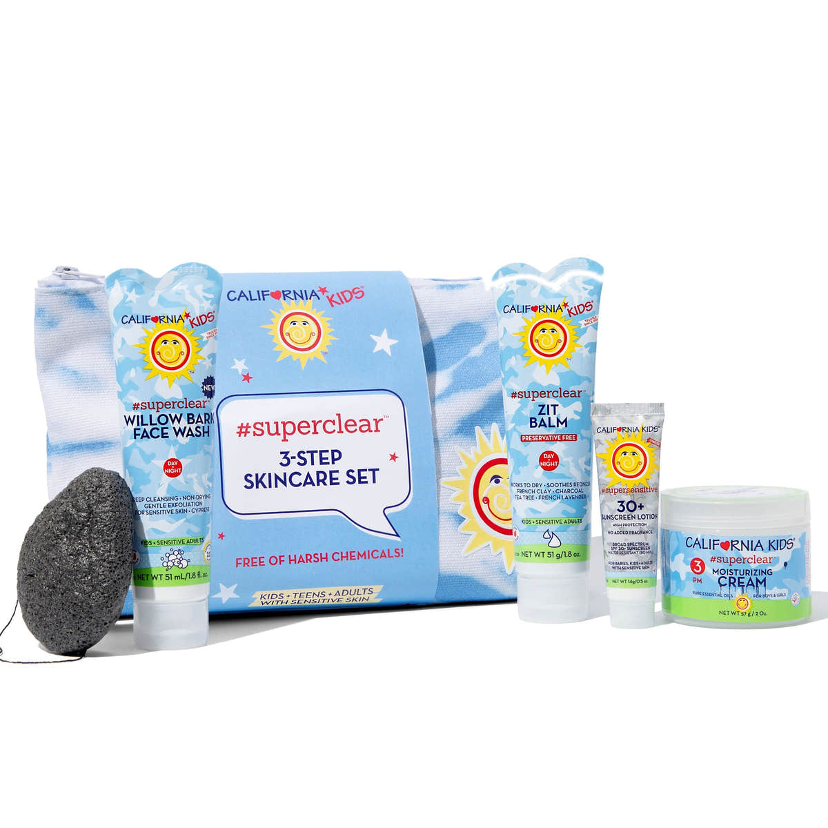 California Kids® #superclear™ 3-Step Skincare Kit California Kids® #superclear™ 3-Step Skincare Kit