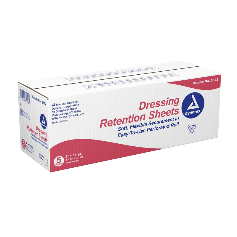Dynarex Dressing Retention Sheet - Latex Free, 5ea/cs (5 Count) Dynarex Dressing Retention Sheet - Latex Free, 5ea/cs (5 Count)