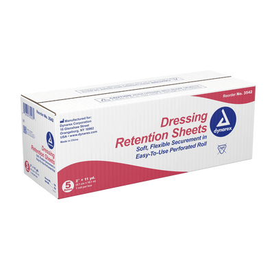 Dynarex Dressing Retention Sheet - Latex Free, 5ea/cs (5 Count) Dynarex Dressing Retention Sheet - Latex Free, 5ea/cs (5 Count)