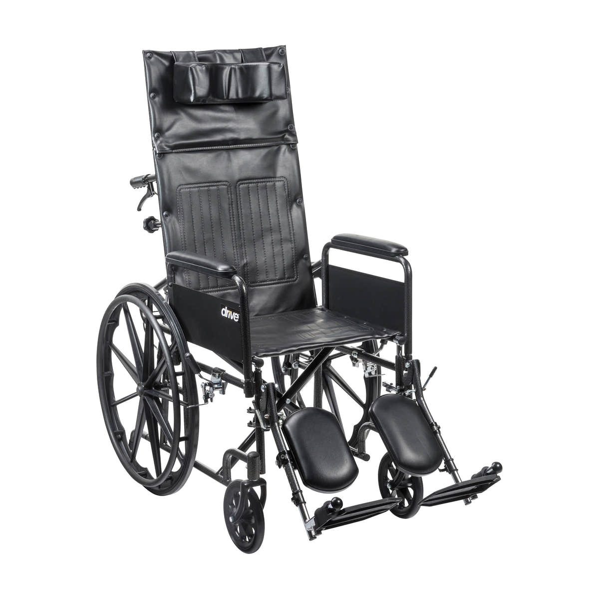 Silver Sport Full-Reclining Wheelchair, Full Arms, 20" Seat Silver Sport Full-Reclining Wheelchair, Full Arms, 20" Seat