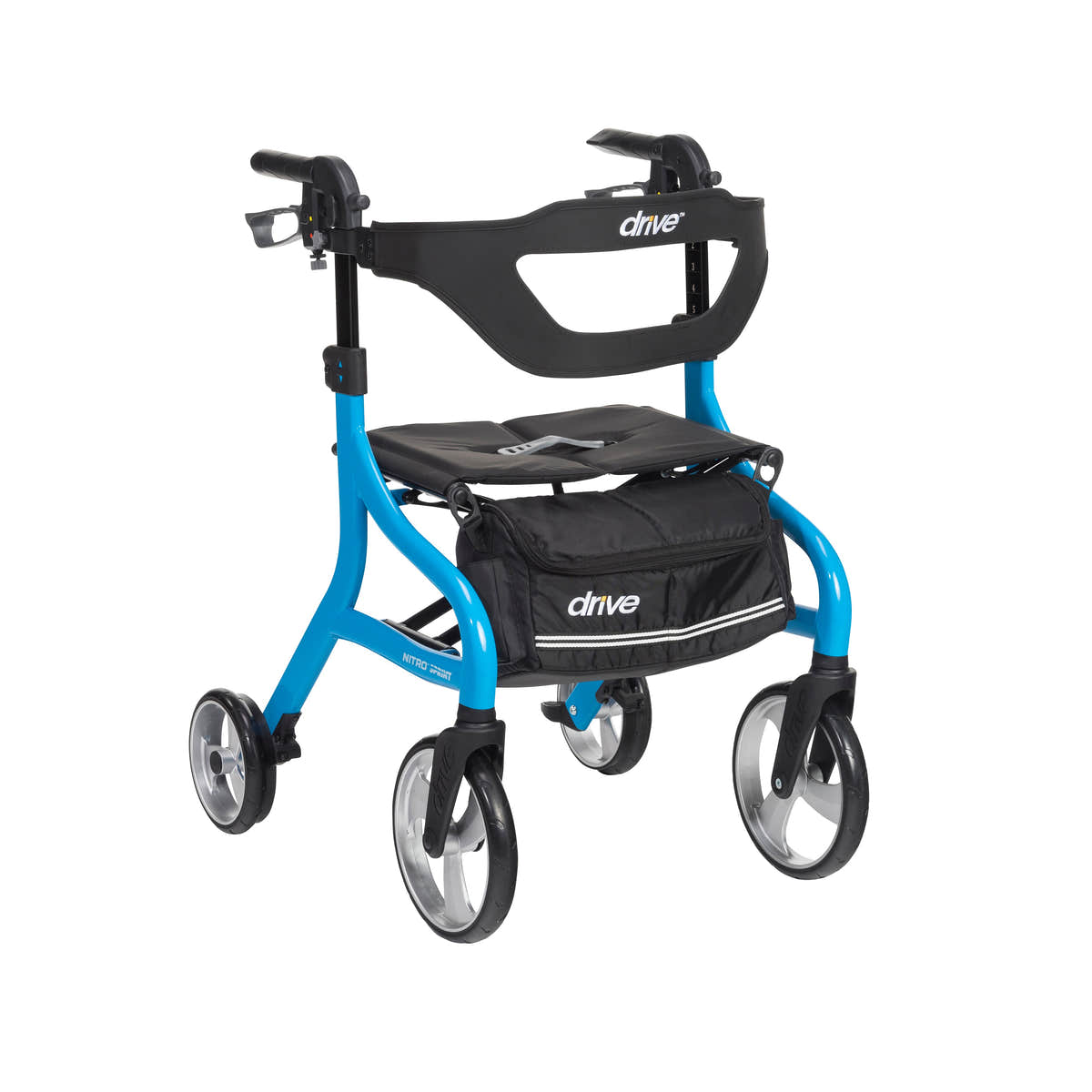 Nitro Sprint Rollator Rolling Walker, Blue Nitro Sprint Rollator Rolling Walker, Blue