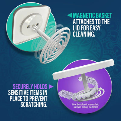Retainer & Denture Cleaning Pod Retainer & Denture Cleaning Pod