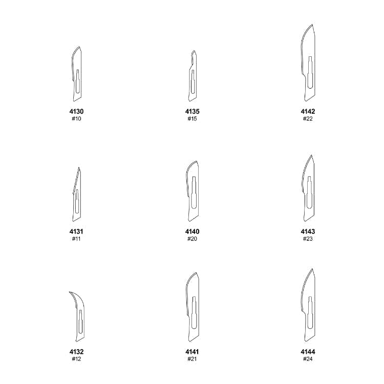 Dynarex Medi-Cut Sterile Blades, 100ea/bx (100 Count) Dynarex Medi-Cut Sterile Blades, 100ea/bx (100 Count)