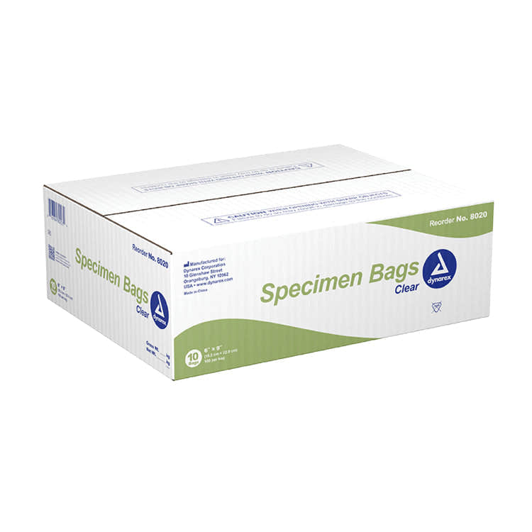 Dynarex Specimen Bags, 2 mil (1000 Count) Dynarex Specimen Bags, 2 mil (1000 Count)