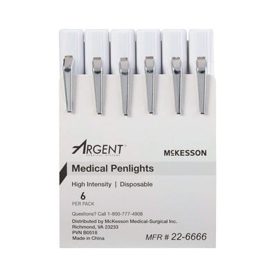 McKesson Disposable Penlight White Light, 4½ Inch -Each McKesson Disposable Penlight White Light, 4½ Inch -Each