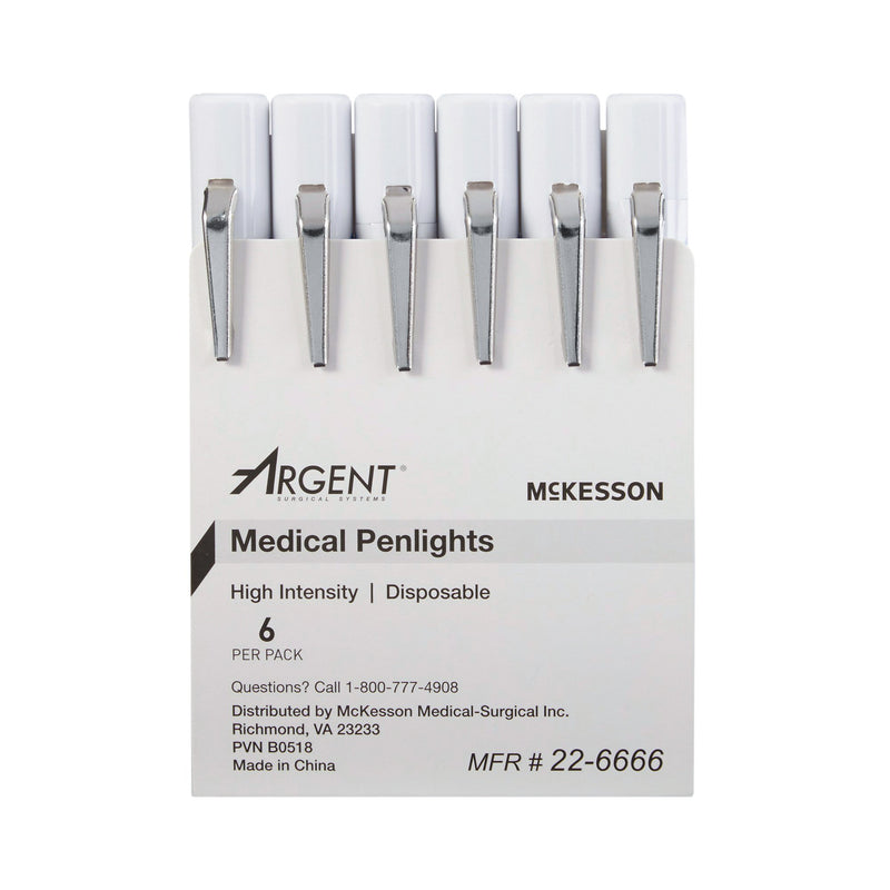 McKesson Disposable Penlight White Light, 4½ Inch -Each McKesson Disposable Penlight White Light, 4½ Inch -Each