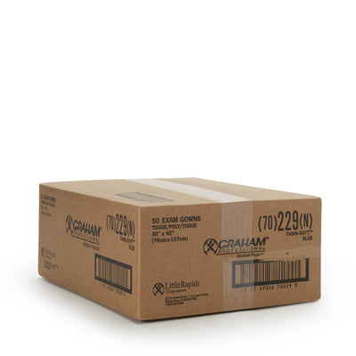 Graham Medical Patient Exam Gown -Case of 50 Graham Medical Patient Exam Gown -Case of 50