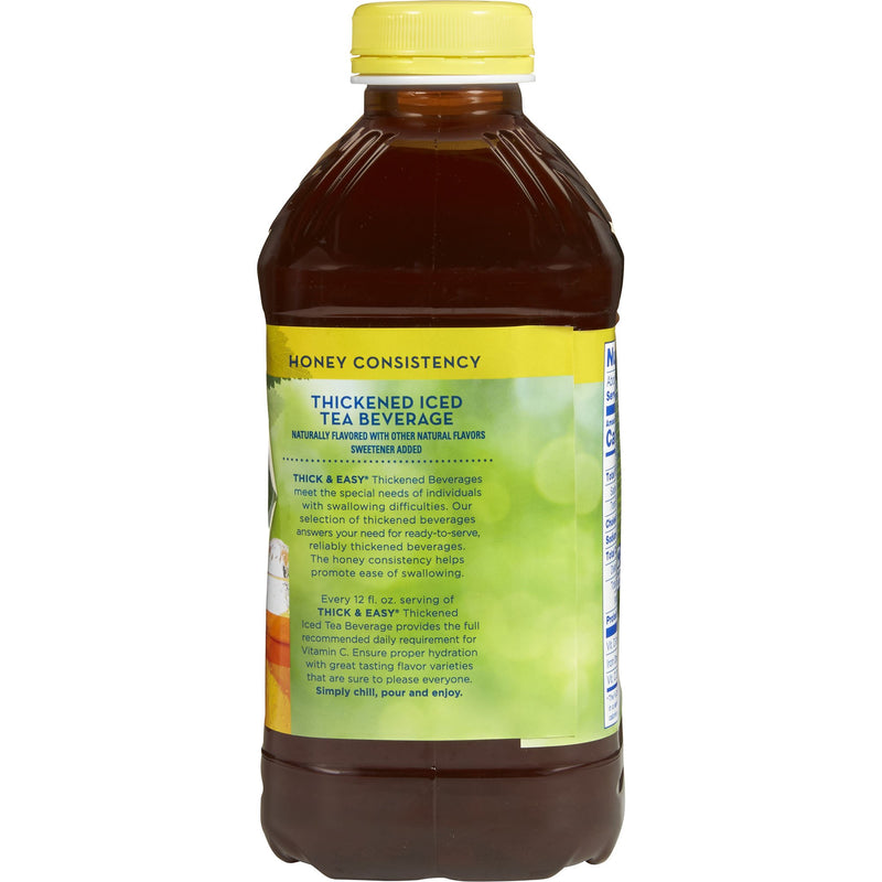 Thick & Easy Clear Honey Consistency Thickened Beverage, Iced Tea, 46 oz. Bottle -Case of 6 Thick & Easy Clear Honey Consistency Thickened Beverage, Iced Tea, 46 oz. Bottle -Case of 6