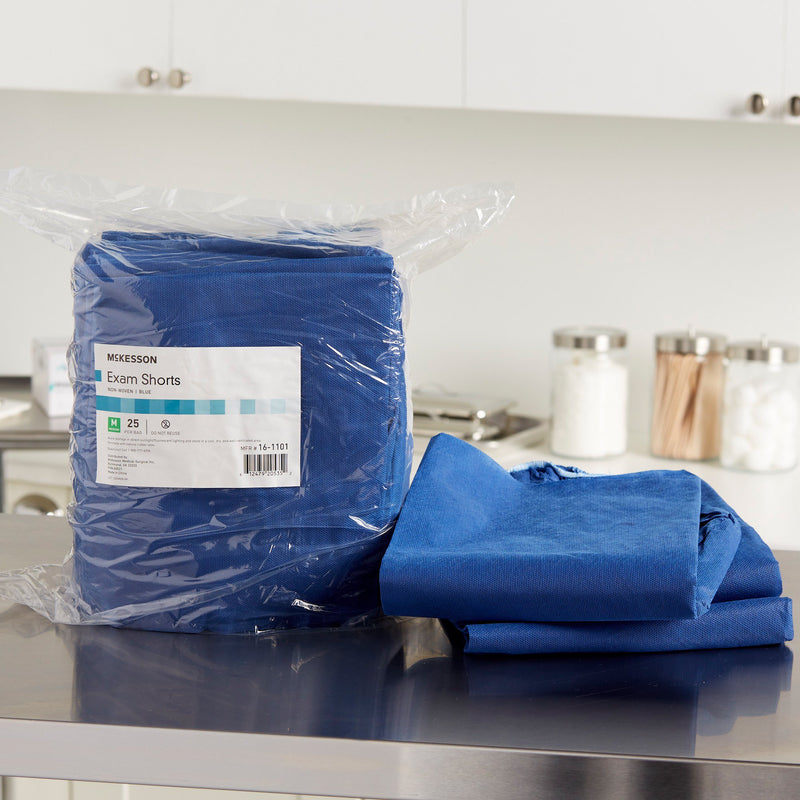 McKesson Patient Exam Shorts, Medium -Bag of 25 McKesson Patient Exam Shorts, Medium -Bag of 25