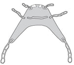 drive Seat and Back Divided Leg Sling, Medium -Each drive Seat and Back Divided Leg Sling, Medium -Each