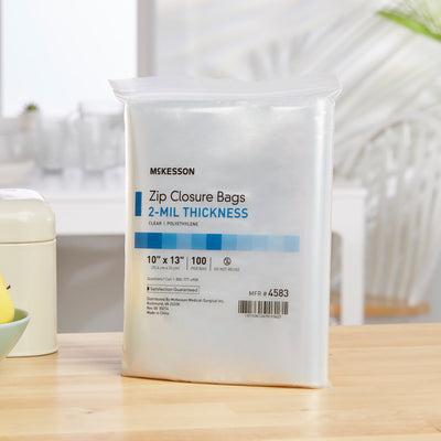 McKesson Zip Closure Bag, 10 X 13 Inches -Box of 1 McKesson Zip Closure Bag, 10 X 13 Inches -Box of 1