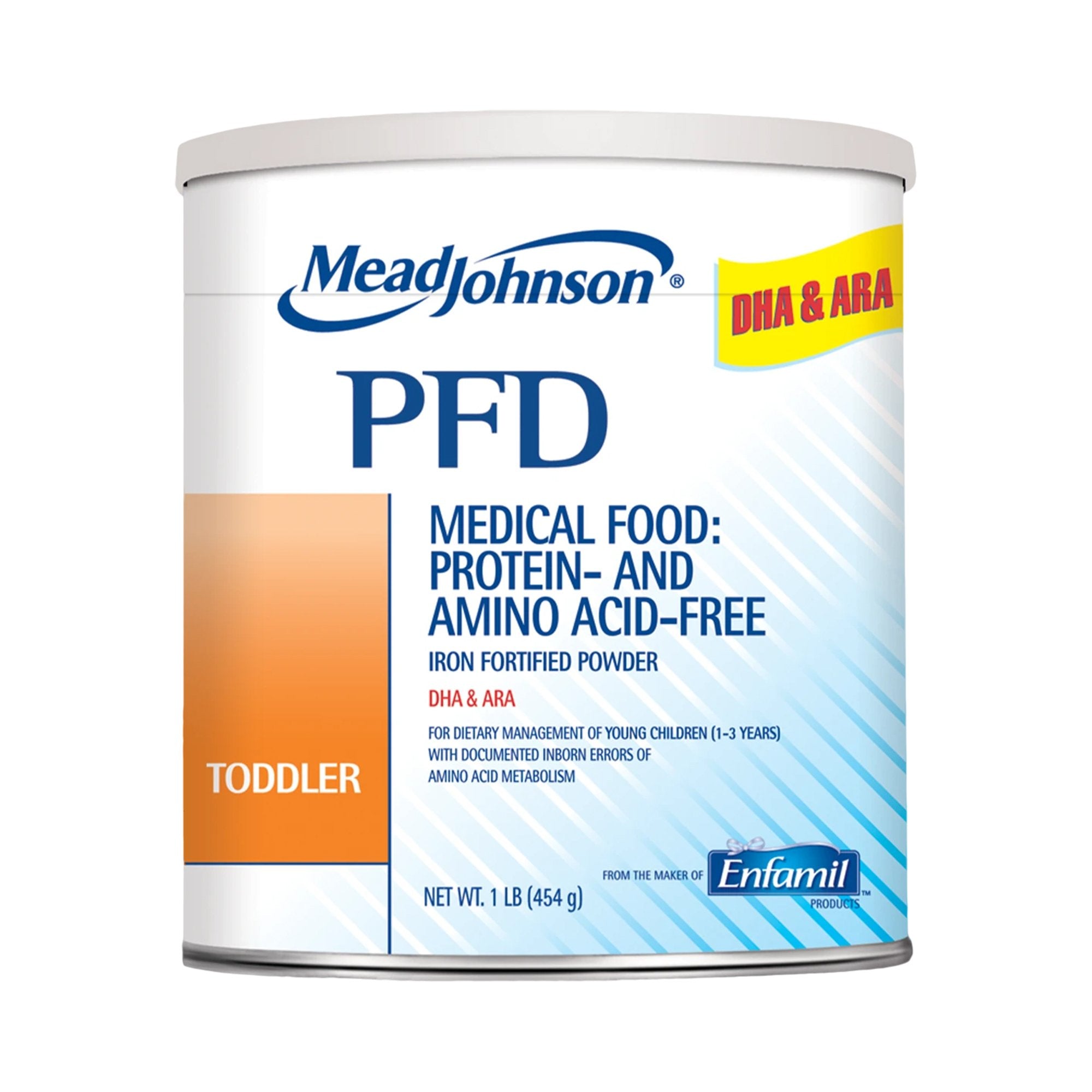 PFD Toddler Powder Pediatric Protein and Amino Acid-Free Formula, 14.1 oz. Can -Case of 6 PFD Toddler Powder Pediatric Protein and Amino Acid-Free Formula, 14.1 oz. Can -Case of 6