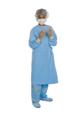 AERO BLUE Surgical Gown with Towel, 2X-Large, Blue -Case of 28