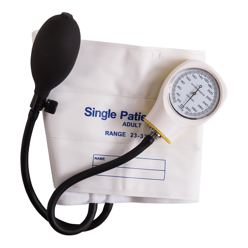 Mabis Aneroid Sphygmomanometer, White -Each Mabis Aneroid Sphygmomanometer, White -Each