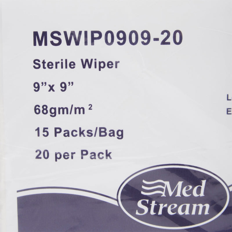 McKesson Cleanroom Wipes, 9 X 9 Inch -Bag of 15 McKesson Cleanroom Wipes, 9 X 9 Inch -Bag of 15