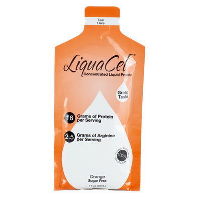 LiquaCel Concentrated Liquid Protein, Orange, 1 oz. Packet -Each LiquaCel Concentrated Liquid Protein, Orange, 1 oz. Packet -Each