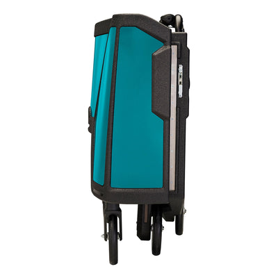 Tour Adjustable Height Folding 4 Wheel Rollator, Ocean Teal -Each Tour Adjustable Height Folding 4 Wheel Rollator, Ocean Teal -Each