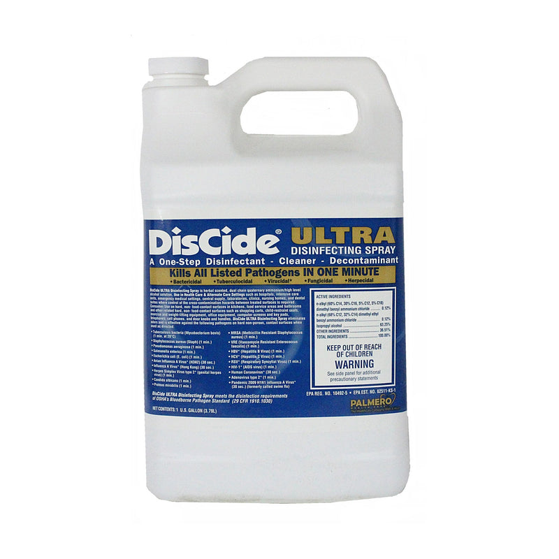 DisCide Ultra Quaternary Based Surface Disinfectant Cleaner, 1 gal.. -Each DisCide Ultra Quaternary Based Surface Disinfectant Cleaner, 1 gal.. -Each